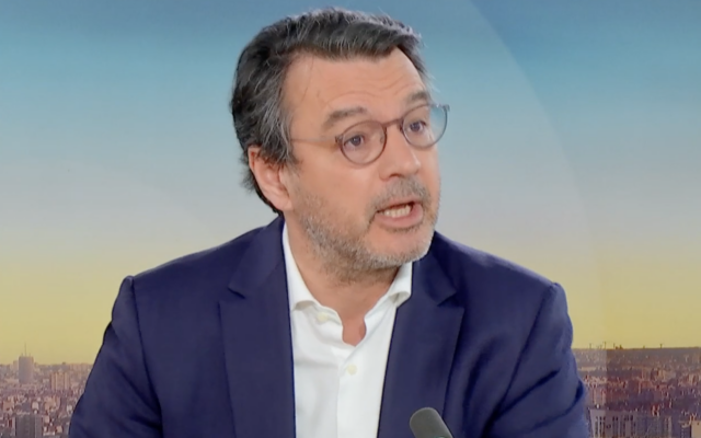 Mario Stasi président de la LICRA, le 25 mars sur France Info (capture d'écran)