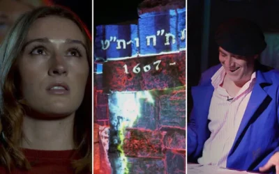 Extraits de la toute nouvelle publicité pour Yad Vashem, critiquée pour son entrain excessif. (Capture d'écran/Yad Vashem)