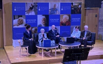 Une table ronde organisée à l'Hôtel de ville de Limoges à l'occasion de la Journée européenne à la mémoire des Justes, le 6 mars 2025. (Crédit : X / @VilleLimoges87 / utilisée conformément à l'article 27a de la loi sur le droit d'auteur)