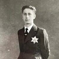 Daniel Franck, en 1941. ( Crédit : Daniel Frank)