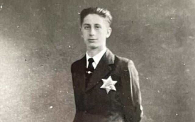 Daniel Franck, en 1941. ( Crédit : Daniel Frank)
