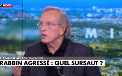 Le réalisateur Alexandre Arcady, sur CNews, le 24 mars 2025. (Capture d'écran CNews / utilisée conformément à l'article 27a de la loi sur le droit d'auteur)