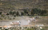 Des camions transportant des colis d'aide aux druzes de Syrie, sur une photo non datée publiée par le ministère des Affaires étrangères le 13 mars 2025. (Crédit : Sivan Shachor/GPO)