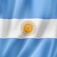 Drapeau d'Argentine. (Crédit : daboost via iStock)
