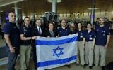 Une délégation du centre hospitalier israélien Sheba envoyée en Macédoine du Nord après un incendie mortel survenu dans une boîte de nuit, le 17 mars 2025 (Crédit : Centre hospitalier Sheba)