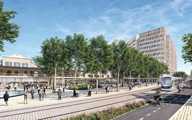 Vue d'artiste du projet de quartier First Station de Jérusalem (Eden - Jerusalem Economic Development Company) Vue d'artiste du projet de quartier First Station de Jérusalem (Eden - Jerusalem Economic Development Company)