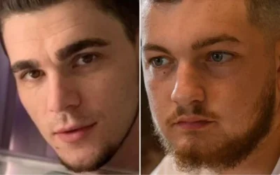 Les otages Maxim Herkin, à gauche, et Bar Kupershtein. (Autorisation)
