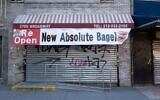 L'enseigne New Absolute Bagel situé dans l'Upper West Side, à New York.