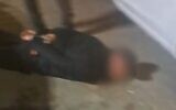 Un suspect arrêté en lien avec une fusillade entre des gangs criminels rivaux dans les rues d'Afula, le 4 avril 2025. (Crédit : Police israélienne)