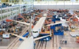 Illustration : Un Boeing 787 en production, en phase d'assemblage final à Charleston, en Caroline du Sud, le 4 août 2022. (BOEING / AFP)