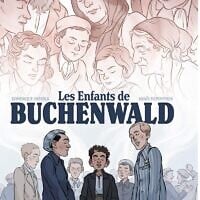 Couverture de la bande dessinée « Les enfants de Buchenwald », de Dominique Missika et Anaïs Depommier, parue le 14 avril 2025. (Crédit : Fondation pour la Mémoire de la Shoah)
