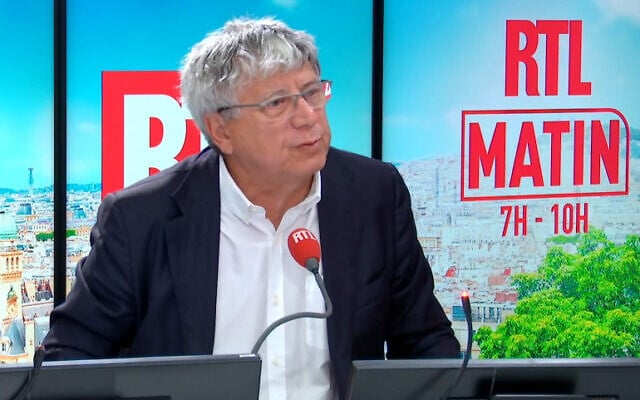 Le député La France insoumise Éric Coquerel sur RTL, le 22 mai 2025. (Crédit : RTL)