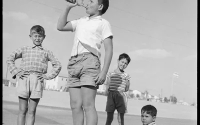 Extrait de l’exposition « Chris Marker : Les photographies perdues d'Israël », visible au Musée d'Israël jusqu'en octobre 2025. (Crédit : Autorisation)