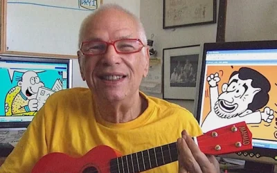 Yaakov Kirschen est l'auteur de la bande dessinée "Dry Bones", qui a été publiée dans 35 journaux du monde entier pendant plus de 50 ans. (Crédit : Image via Amazon.com/ via JTA)