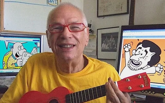 Yaakov Kirschen est l'auteur de la bande dessinée "Dry Bones", qui a été publiée dans 35 journaux du monde entier pendant plus de 50 ans. (Crédit : Image via Amazon.com/ via JTA)
