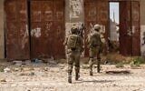 Des soldats de la Brigade Golani opérant à Rafah, dans le sud de Gaza, sur une photo diffusée le 10 mai 2025. (Crédit : Armée israélienne)