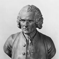 Buste du philosophe français Jean-Jacques Rousseau (1712–1778), datant de la fin du 18ème siècle. (Domaine public)