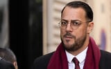 Le député de La France Insoumise (LFI) - Sébastien Delogu arrive pour son procès au palais de justice de Marseille, à Marseille, dans le sud-est de la France, le 7 janvier 2025. (Crédit : MIGUEL MEDINA / AFP)