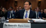 Le secrétaire d'État américain Marco Rubio assiste à une audition de la commission des affaires étrangères du Sénat dans le Dirksen Senate Office Building, le 20 mai 2025 à Washington. (Crédit : Anna Moneymaker/Getty Images/AFP)