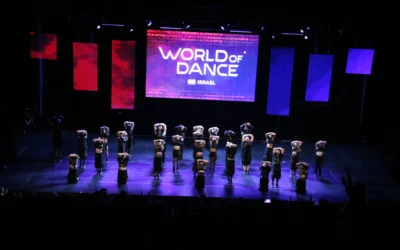 Des danseurs se produisent sur scène lors du World of Dance Festival et des championnats israéliens de breakdance à Jérusalem, le 13 mai 2025. (Crédit : World of Dance)