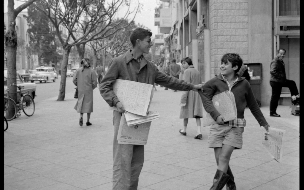 Extrait de l’exposition « Chris Marker : Les photographies perdues d'Israël », visible au Musée d'Israël jusqu'en octobre 2025. (Crédit : Autorisation)