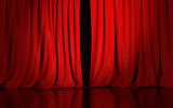 Illustration: rideau de théâtre. (Crédit : bilalulker via iStock)