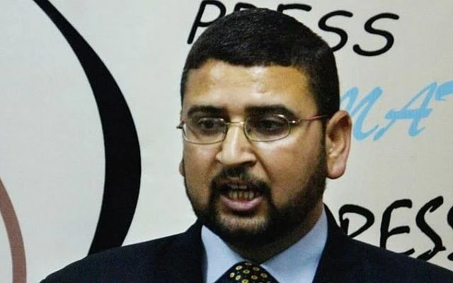 Sami Abu Zuhri, porte-parole du Hamas. (AP/Hatem Moussa)