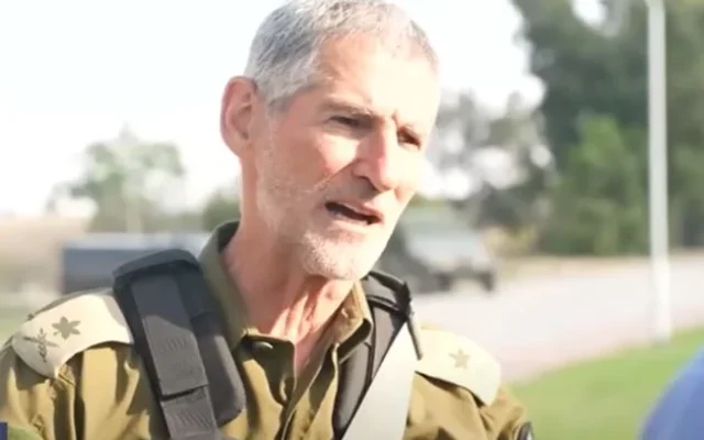Yair Golan, le 14 octobre 2023. (Capture d'écran : Kan TV)