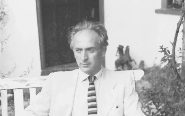 Robert Borger en 1966. (Crédit : Autorisation)