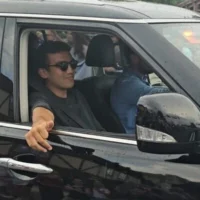 L'ex-otage du Hamas, Edan Alexander, de retour dans sa ville natale de Tenafly, dans le New Jersey, le 19 juin 2025. (Avec l'aimable autorisation de Yoni Charash, Forum des otages et des familles de disparus)