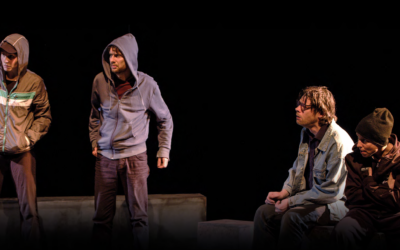 La pièce de théâtre « Le village de l'Allemand ». (Crédit : compagnie Les Asphodèles du Colibri)