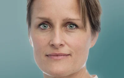 Une photo non datée publiée par le service de presse du gouvernement britannique, reçue à Londres le 13 juin 2025, montre un portrait de Blaise Metreweli, la toute première femme à occuper le poste de directrice du Service secret de renseignement (MI6). (Crédit : GOUVERNEMENT BRITANNIQUE / AFP)