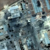 Cette image satellite, fournie par Maxar Technologies et prise le 22 juin 2025, montre les dégâts causés par les frappes américaines sur l'installation d'enrichissement nucléaire d'Ispahan, dans le centre de l'Iran. (Crédit : image satellite ©2025 Maxar Technologies / AFP)