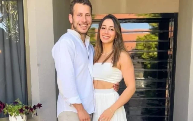 Avner Netanyahu et sa fiancée Amit Yardeni, sur une photo non datée. (Crédit : Instagram) Avner Netanyahu et sa fiancée Amit Yardeni, sur une photo non datée. (Crédit : Instagram)