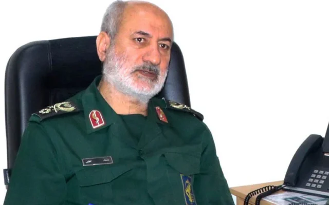Le chef des services de renseignement du Corps des Gardiens de la Révolution islamique (CGRI), le général Mohammad Kazemi, sur une photo non datée. (Autorisation Le chef des services de renseignement du Corps des Gardiens de la Révolution islamique (CGRI), le général Mohammad Kazemi, sur une photo non datée. (Autorisation