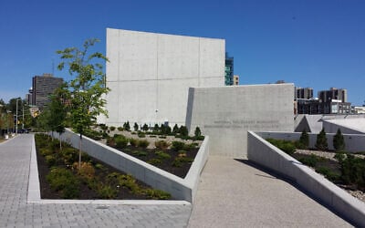 Le Monument national de l’Holocauste, à Ottawa, en 2018. (Crédit : P199 / CC BY-SA 4.0)