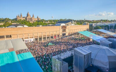 Au festival Sónar, à Barcelone, en juin 2016. (Crédit : Javier Tles / Nachetere / CC BY-SA 4.0 / Wikimedia)