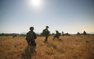 Des soldats de la brigade Alexandroni opérant dans le sud de la Syrie, sur une photo publiée le 29 juin 2025. (Crédit : Armée israélienne)