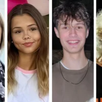 De gauche à droite : Michal Zacks, Noa Boguslavsky, Eitan Zacks et Naomi Shaanan, tués par un missile iranien le 24 jiin 2025. (Autorisations)
