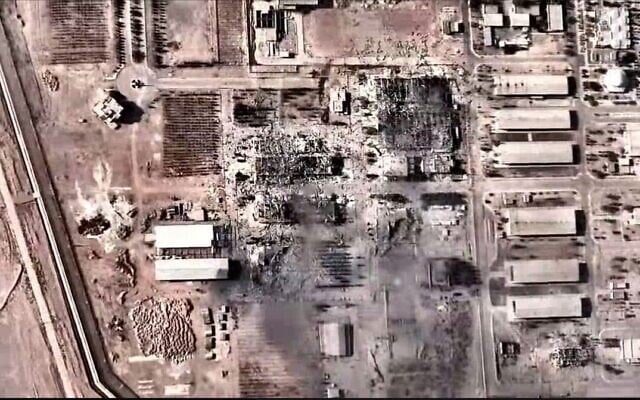 Des images publiées par Tsahal le 21 juin 2025 montrent les conséquences des frappes israéliennes sur l'installation nucléaire iranienne d'Ispahan. (Tsahal)
