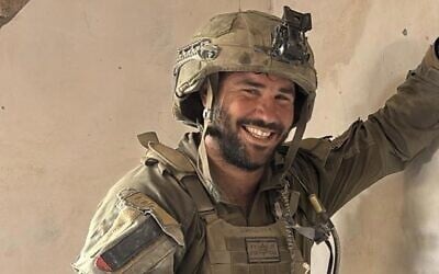 Le capitaine Tal Movshovitz. (Crédit : armée israélienne)