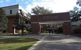 Faculté de droit Levin de l'université de Floride. (Crédit : Capture d'écran via JTA)