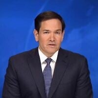 Le secrétaire d'État américain Marco Rubio dans un message vidéo publié le 28 mai 2025 (Capture d'écran)