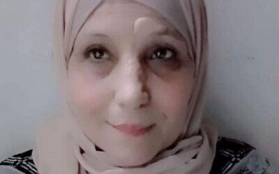 Zahiya Joudeh, tuée par balle dans le camp de réfugiés de Shuafat, à Jérusalem-Est, le 24 juin 2025. (Crédit : X ; utilisée conformément à l'article 27a de la loi sur le droit d'auteur)