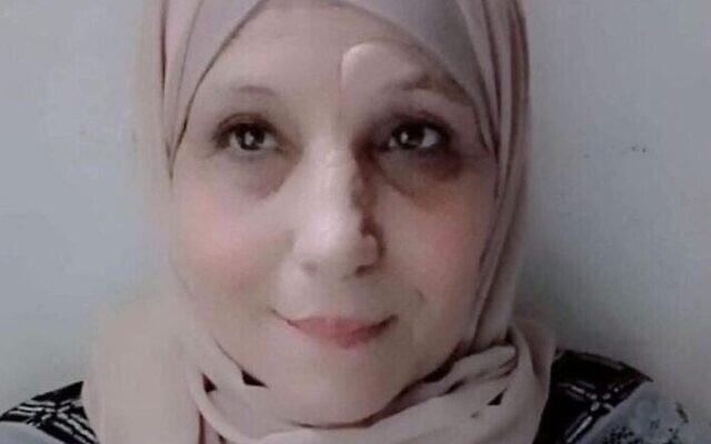 Zahiya Joudeh, tuée par balle dans le camp de réfugiés de Shuafat, à Jérusalem-Est, le 24 juin 2025. (Crédit : X ; utilisée conformément à l'article 27a de la loi sur le droit d'auteur)