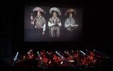 Extrait du « Concerto pour Gashash et orchestre » du Revolution Orchestra, actuellement disponible en ligne en raison de l'interdiction de concerts et autres rassemblements publics pendant les attaques de missiles iraniens, en juin 2025. (Crédit : Moshe Zitat)