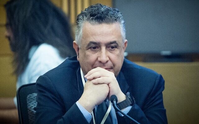 L'homme d'affaires syrien Shadi Martini assiste au lobby pour la promotion d'un accord de sécurité régionale à la Knesset, à Jérusalem, le 9 juillet 2025. (Crédit : Yonatan Sindel/Flash90)