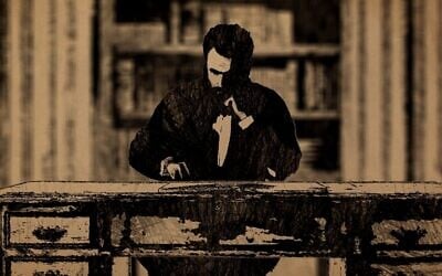 Une image d'une animation tirée du film "Theodor Herzl - The Man Behind Israel". (Autorisation)