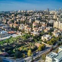 Le quartier Talbieh, à Jérusalem. (Crédit : Noam Chen)