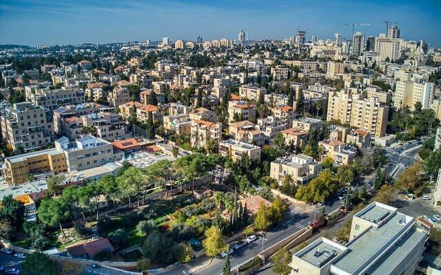 Le quartier Talbieh, à Jérusalem. (Crédit : Noam Chen)